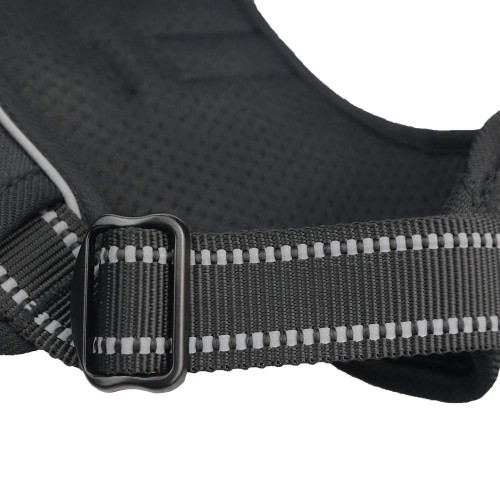 Szelki dla psa czarne z uchwytem TAILUP