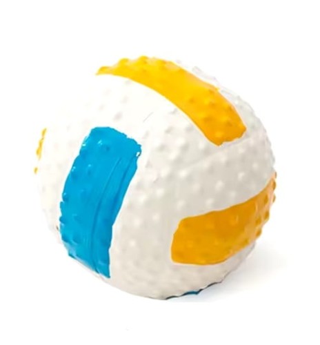 Gryzak dla psa piszcząca piłka do siatkówki