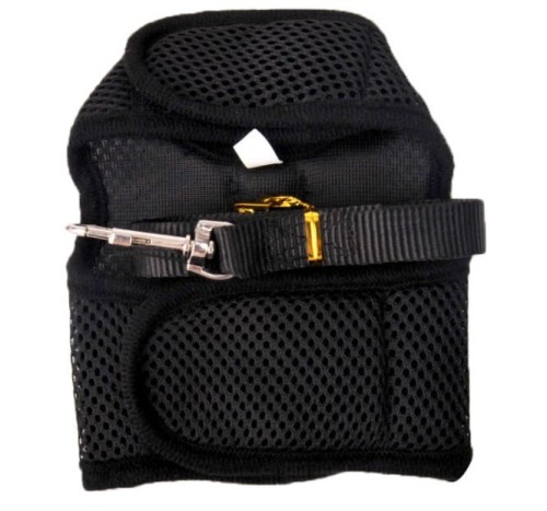 Szelki dla królika czarne