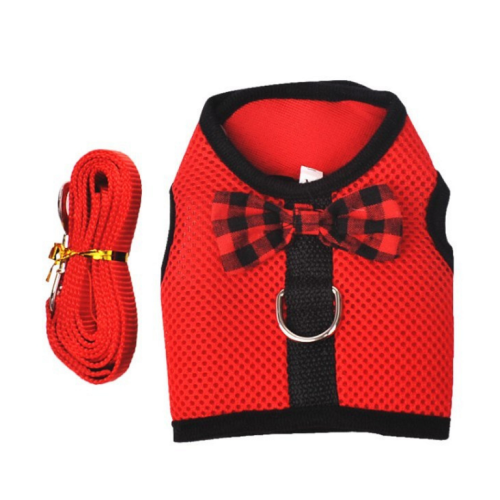 Szelki dla królika czerwone