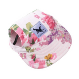 Czapka dla psa w kwiaty